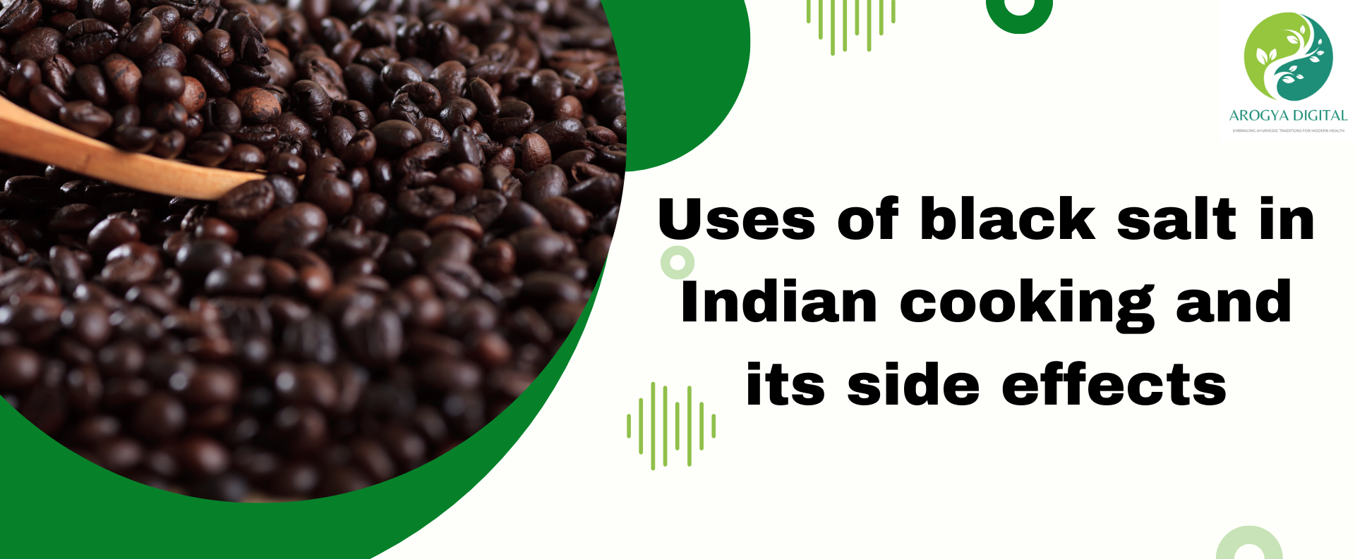 Uses of black salt in Indian cooking